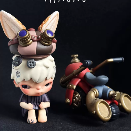 Themed Custom Hirono Figure | Handcrafted Repaint for POP MART Fans