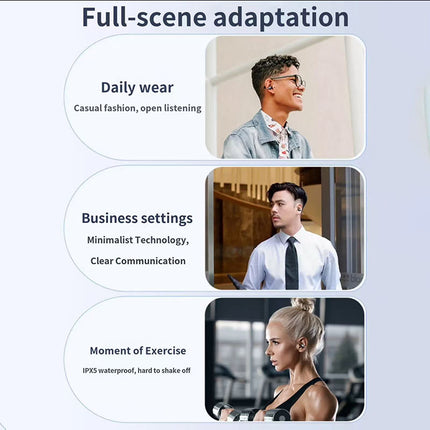 REMAX OWS Ear Clip True Wireless Music Call Earphones OWS-19 | 5H Playtime | Noise Reduction