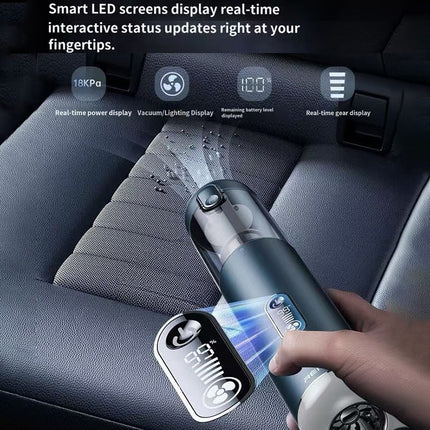 Multi-Functional Brushless Strong Suction HEAP Car Vacuum Cleaner