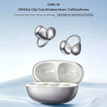 REMAX OWS Ear Clip True Wireless Music Call Earphones OWS-19 | 5H Playtime | Noise Reduction