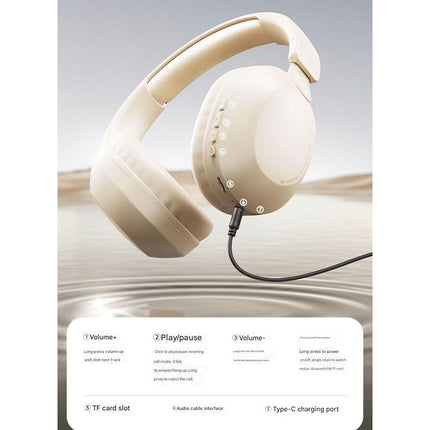 REMAX Wireless Headphones RB-705HB Beige
