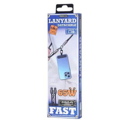 REMAX Zinc Alloy Hanging Rope Braided Data Cable 1.2M C19(C-L)  30W