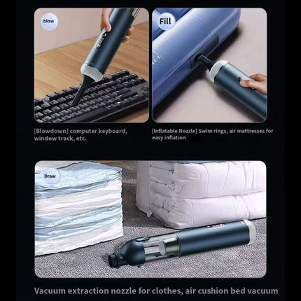 Multi-Functional Brushless Strong Suction HEAP Car Vacuum Cleaner