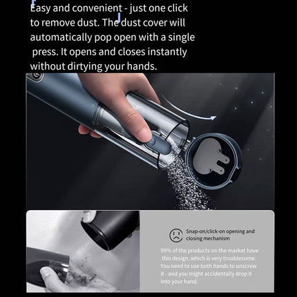 Multi-Functional Brushless Strong Suction HEAP Car Vacuum Cleaner