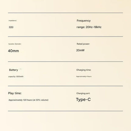 REMAX Wireless Headphones RB-705HB Beige