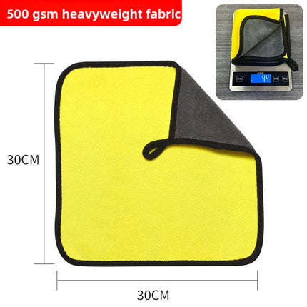 Premium Dual-Sided Microfiber Car Wash Towels Ultra Absorbent, Thick & Scratch-Free Drying Cloths