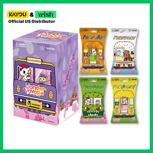 KAYOU Tokidoki Wonder Voyage Collection Cards - Roaming Edition English, Display Box (24 Packs)