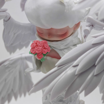 Handmade DIMOO Angel's Poem Six-Wing Angel Custom Figure |POP MART Rare Collectible