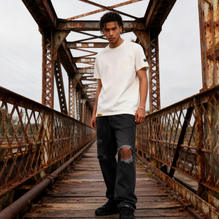 Oversized Pocket Tee with COOLPASS Fabric | Vintage Finder