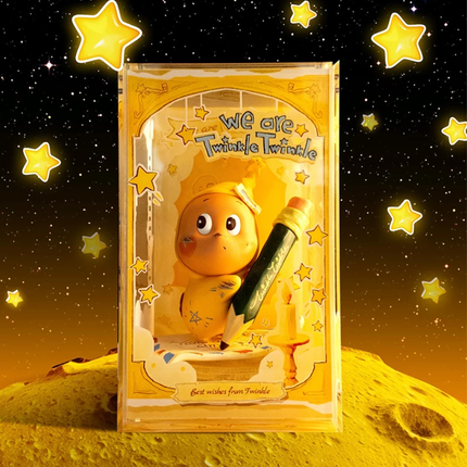 POP MART Twinkle Acrylic Display Case, 12x12x19cm Dustproof