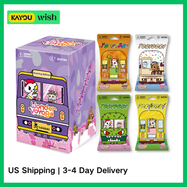 KAYOU Tokidoki Wonder Voyage Collection Cards - Roaming Edition English, Display Box (24 Packs)