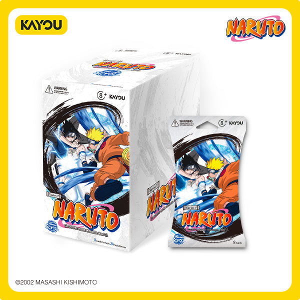 KAYOU Naruto-Smriti Heaven Scroll Collectible Trading Card Box (24 Packs), Series 1