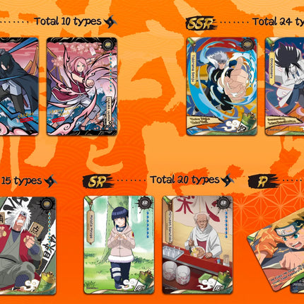 Kayou Naruto Collectible Cards Earth Scroll Series 1 Official Licensed, English NA Edition Booster Box, 20 Packs 8 Cards Per Pack