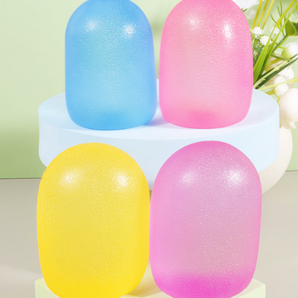 Needoh-Style Squishy Stress Ball, Flow Pattern Slow-Rise Aurora Malt Candy Fidget Toy for Anxiety Relief, Focus and Sensory Play