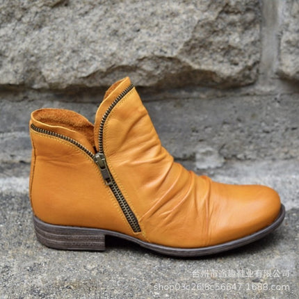 Women’s Round Toe Ankle High Western Boots