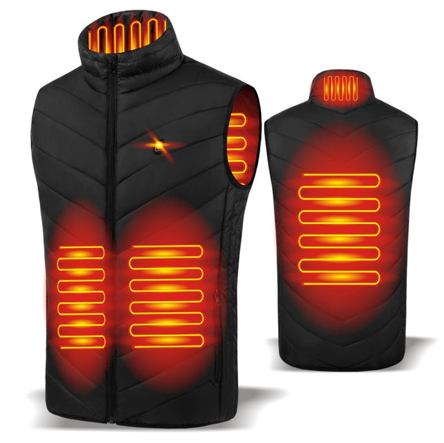 Men's Smart 4-Zone Graphene Heated Vest USB-Powered
