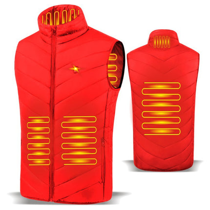 Men's Smart 4-Zone Graphene Heated Vest USB-Powered