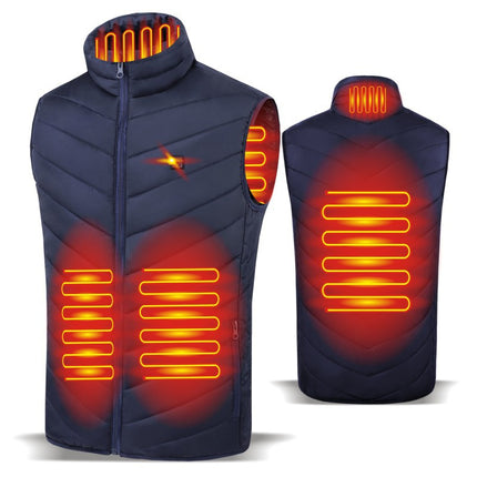 Men's Smart 4-Zone Graphene Heated Vest USB-Powered