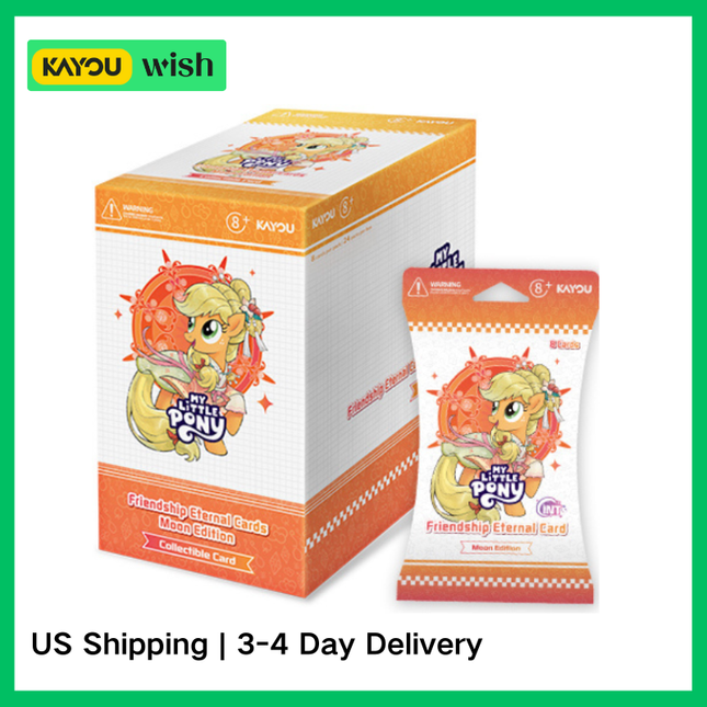 KAYOU Friendship Eternal My Little Pony Moon Edition Cards, English Series 1 Card Set, Display Box (24 Packs)
