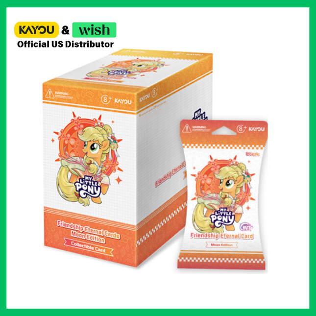 KAYOU Friendship Eternal My Little Pony Moon Edition Cards, English Series 1 Card Set, Display Box (24 Packs)