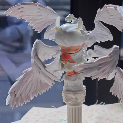 Handmade DIMOO Angel's Poem Six-Wing Angel Custom Figure |POP MART Rare Collectible