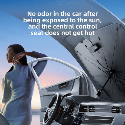 Car Windshield Sun Shade - UV Protection & Heat Blocking Sunshield for Summer