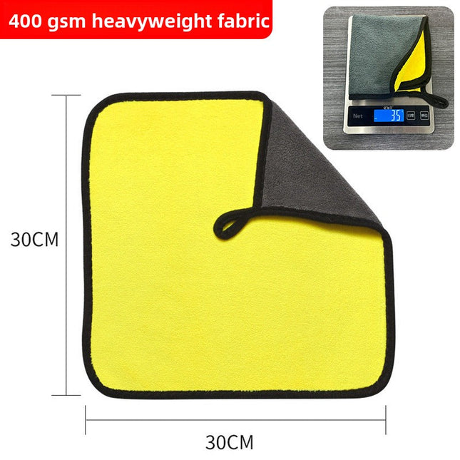 Premium Dual-Sided Microfiber Car Wash Towels Ultra Absorbent, Thick & Scratch-Free Drying Cloths
