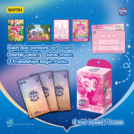 KAYOU My Little Pony Trading Card Game - Friendships Begin - Starter Set