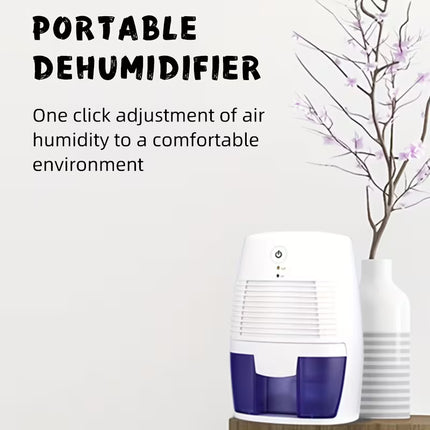 Compact Portable Dehumidifier – Moisture Absorber & Air Dryer for Home, Bedroom