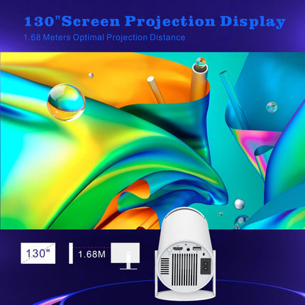 HY300Pro 1080P HD Smart Projector with Screen Mirroring - Android OS  (4K Support)