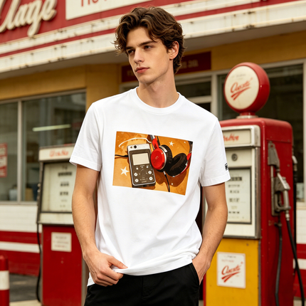 Celestial Static Uni-Sex T-Shirt with COOLPASS Fabric | Vintage Finder