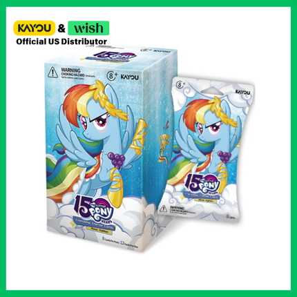 KAYOU My Little Pony Friendship Eternal Cards, Moon Edition Series 2, English, 12 Blister Packs Display with Promo Card, Anniversary Celebration Theme