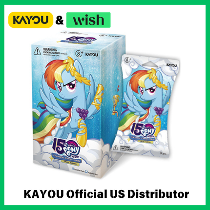 KAYOU My Little Pony Friendship Eternal Cards, Moon Edition Series 2, English, 12 Blister Packs Display with Promo Card, Anniversary Celebration Theme