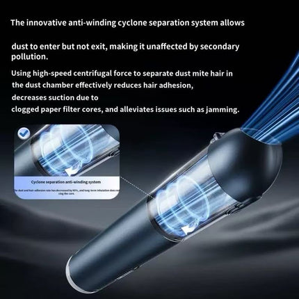 Multi-Functional Brushless Strong Suction HEAP Car Vacuum Cleaner