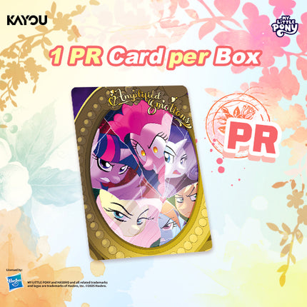 KAYOU Friendship Eternal My Little Pony Moon Edition Cards, English Series 1 Card Set, Display Box (24 Packs)