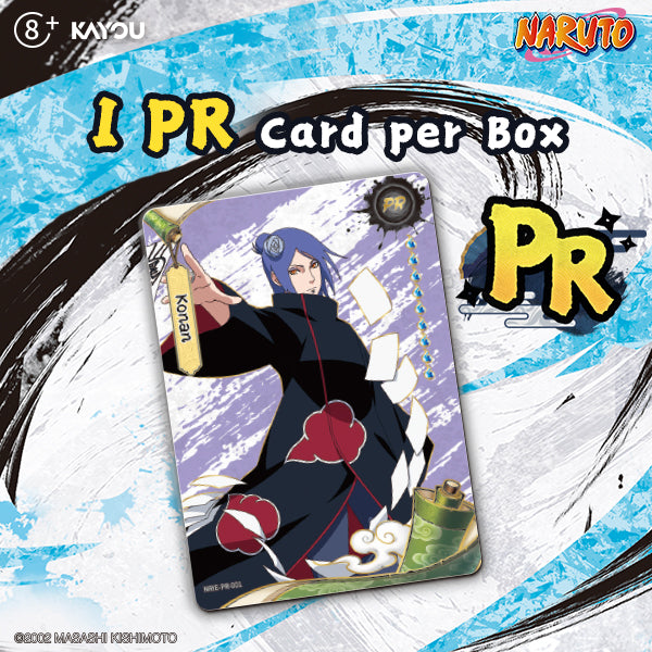 KAYOU Naruto-Smriti Heaven Scroll Collectible Trading Card Booster Pack (8 Packs), Series 1