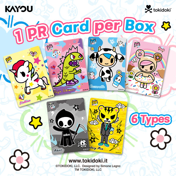 KAYOU Tokidoki Wonder Voyage Collection Cards - Roaming Edition English, Display Box (24 Packs)