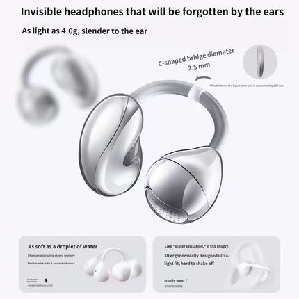 REMAX OWS Ear Clip True Wireless Music Call Earphones OWS-19 | 5H Playtime | Noise Reduction