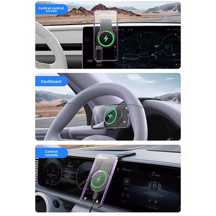 REMAX 15W Magnetic Folding Wireless Car Charging Phone Holder