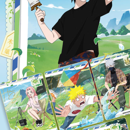 KAYOU Naruto-Smriti Heaven Scroll Collectible Trading Card Box (24 Packs), Series 1