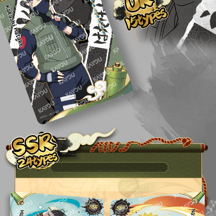KAYOU Naruto-Smriti Heaven Scroll Collectible Trading Card Box (24 Packs), Series 1
