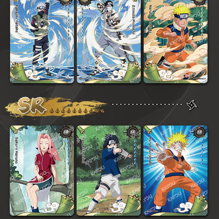 KAYOU Naruto-Smriti Heaven Scroll Collectible Trading Card Box (24 Packs), Series 1