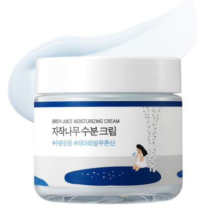 Round Lab Birch Juice Moisturizing Cream 2.7 fl.oz (80ml) / 48-Hour Hydration Lock