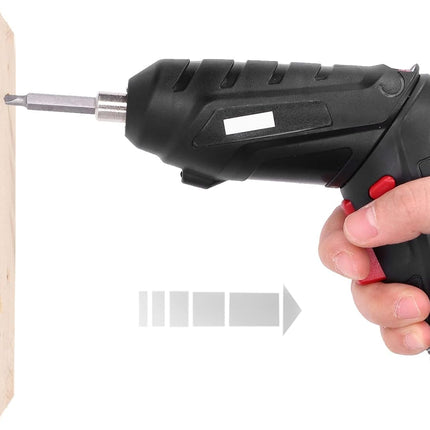 3.6V Electric Screwdriver Rechargeable Cordless Electric Drill Power Tool Set 1800mAh Lithium Battery Mini Household Screwdriver