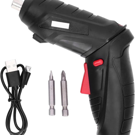 3.6V Electric Screwdriver Rechargeable Cordless Electric Drill Power Tool Set 1800mAh Lithium Battery Mini Household Screwdriver