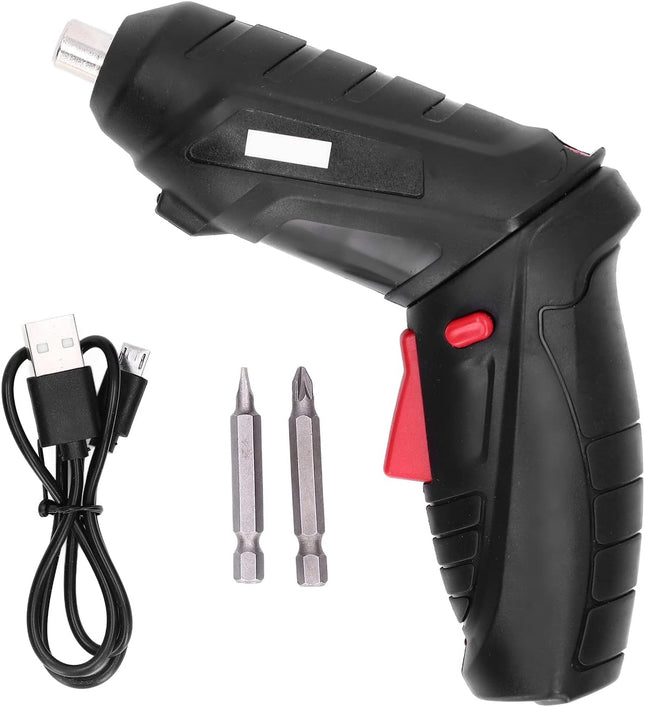 3.6V Electric Screwdriver Rechargeable Cordless Electric Drill Power Tool Set 1800mAh Lithium Battery Mini Household Screwdriver