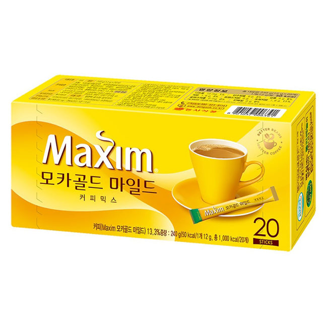 Maxim Mocha Gold Mild Korean Instant Coffee
