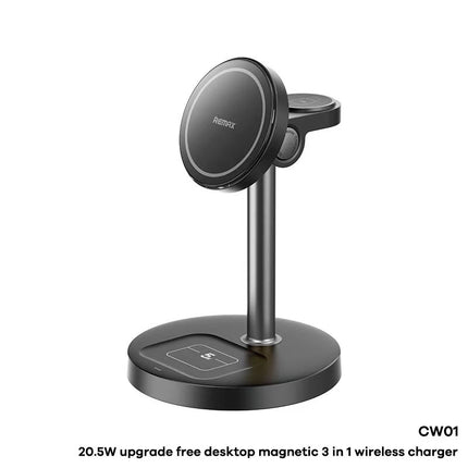 REMAX 3-in-1 Rotatable Wireless Phone Charger 20.5W