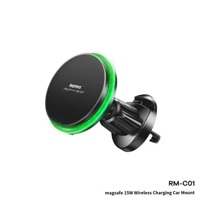 REMAX MagSafe Magnetic 15W Wireless Charging Car Mount