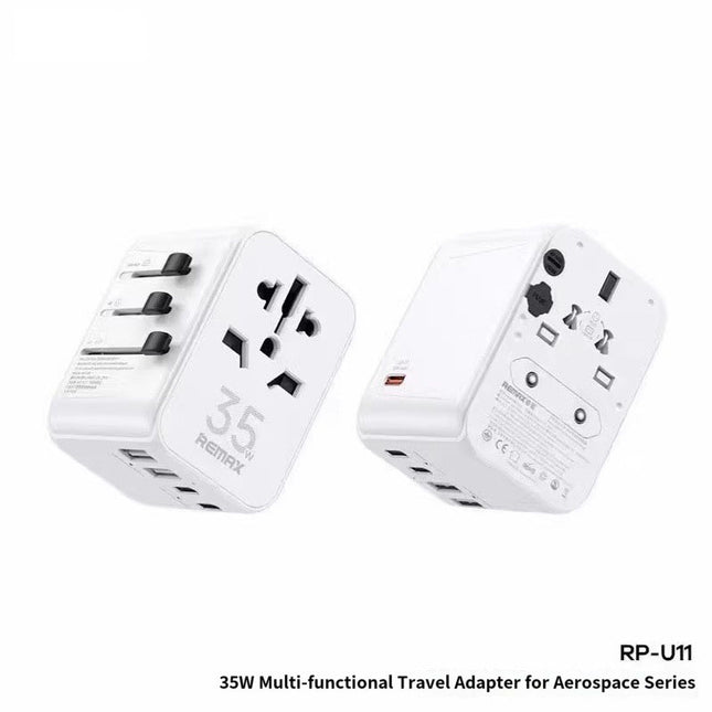 REMAX Astro Series 35W Multifunctional Charger RP-U11 UK/US/EU/AU/CN